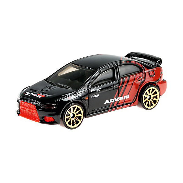 

Базовая машинка Hot Wheels 2008 Lancer Evolution, Разноцветный, Базовая машинка Hot Wheels 2008 Lancer Evolution