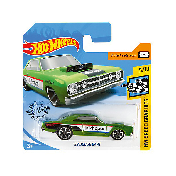 

Базовая машинка Hot Wheels 68 Dodge Dart, Разноцветный, Базовая машинка Hot Wheels 68 Dodge Dart