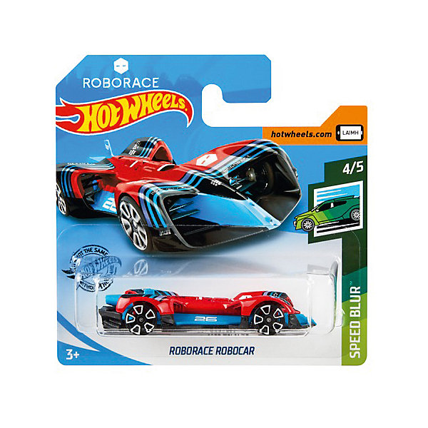 

Базовая машинка Hot Wheels Roborace Robocar, Разноцветный, Базовая машинка Hot Wheels Roborace Robocar