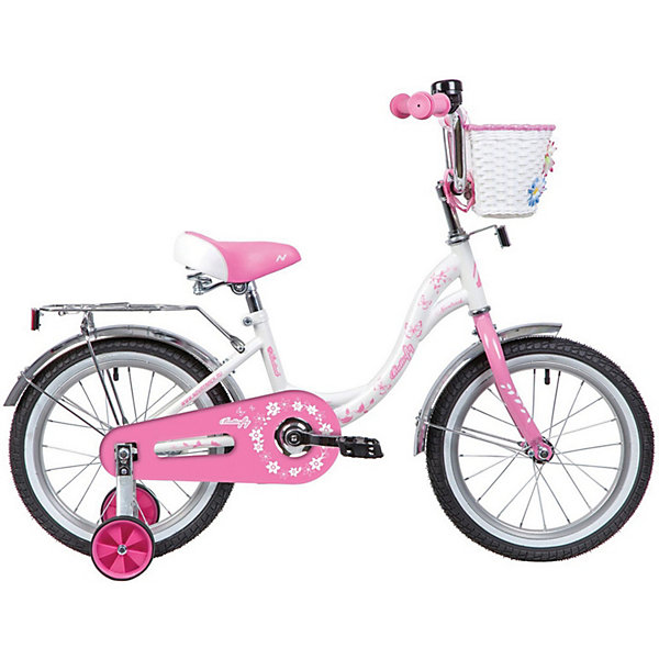 

Двухколёсный велосипед Novatrack Butterfly, 16 дюймов, Розовый, Двухколёсный велосипед Novatrack Butterfly, 16 дюймов