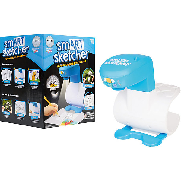 

Проектор Smart Sketcher для рисования, Синий/белый, Проектор Smart Sketcher для рисования