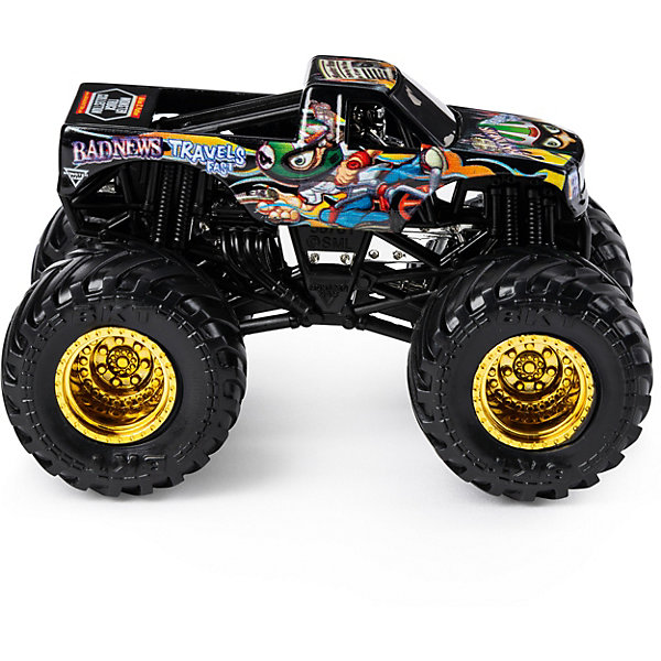 Мини-машинка Monster Jam Badnews Spin Master 14107196