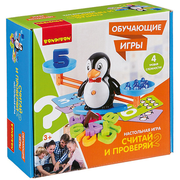 

Настольная игра Bondibon "Считай и проверяй 2, Настольная игра Bondibon "Считай и проверяй 2"