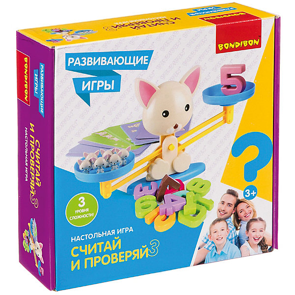 

Настольная игра Bondibon "Считай и проверяй 3, Настольная игра Bondibon "Считай и проверяй 3"