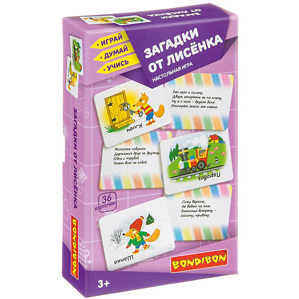 

Настольная игра Bondibon Загадки от лисёнка