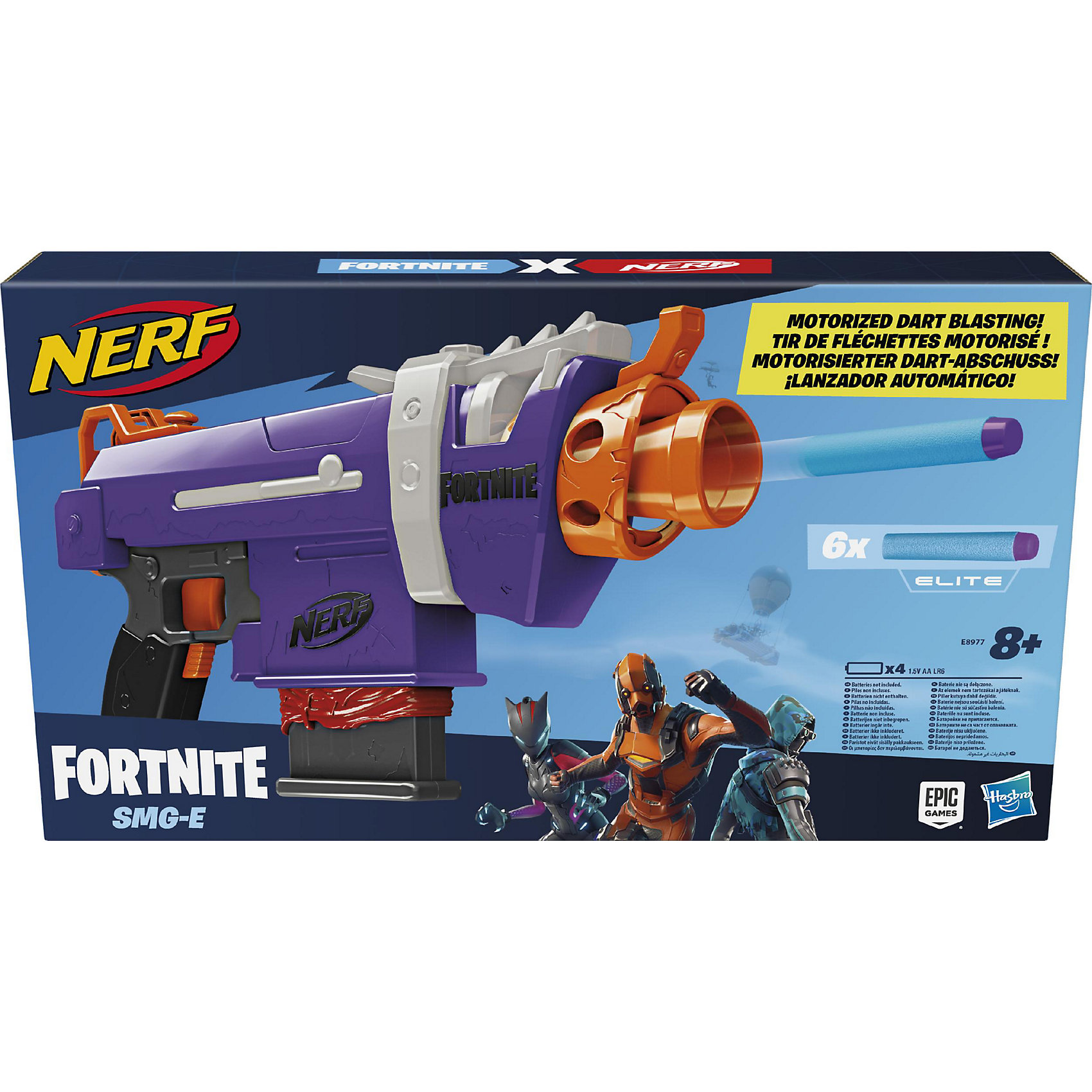 фото Бластер nerf fortnite smg-e hasbro