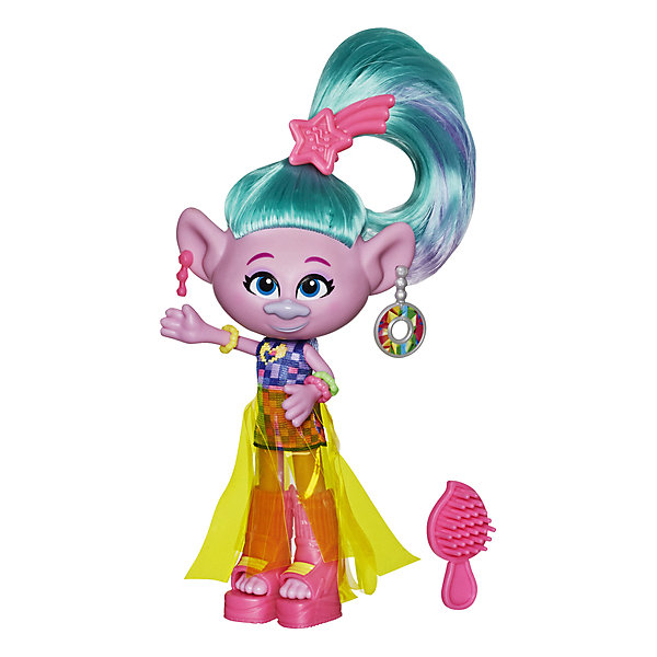 

Кукла Trolls World Tour "Делюкс" Сатинка, Разноцветный, Кукла Trolls World Tour "Делюкс" Сатинка