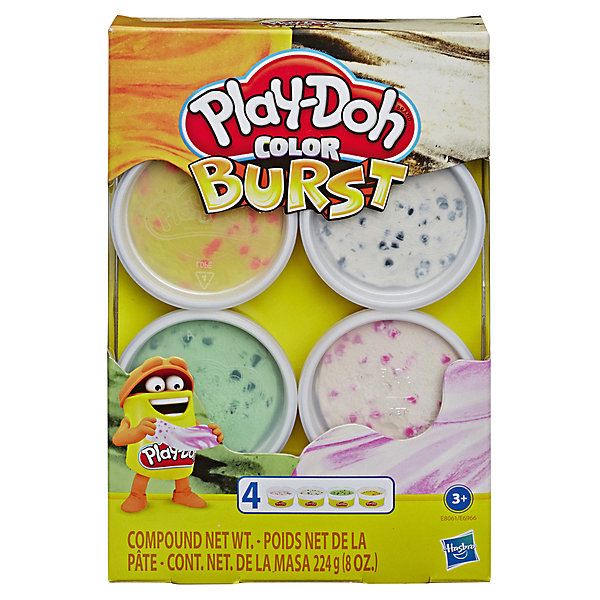 

Набор пластилина Play-Doh "Взрыв цвета" Пастельные цвета, Разноцветный, Набор пластилина Play-Doh "Взрыв цвета" Пастельные цвета