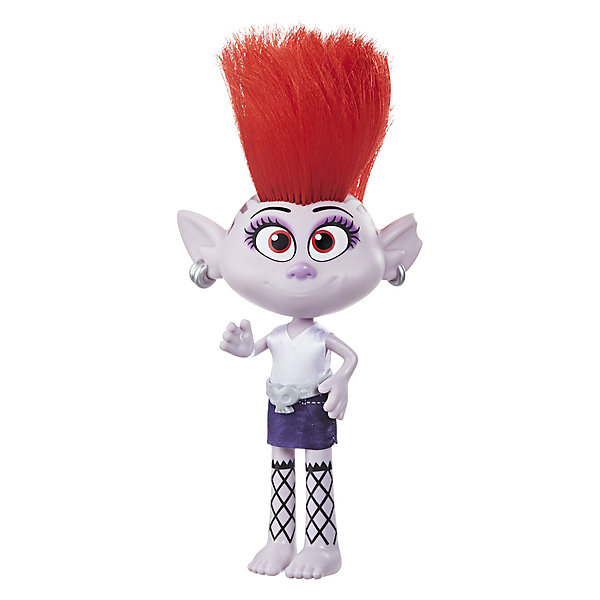 Кукла Trolls World Tour "Модный тролль" Королева Рокс Hasbro 14132637