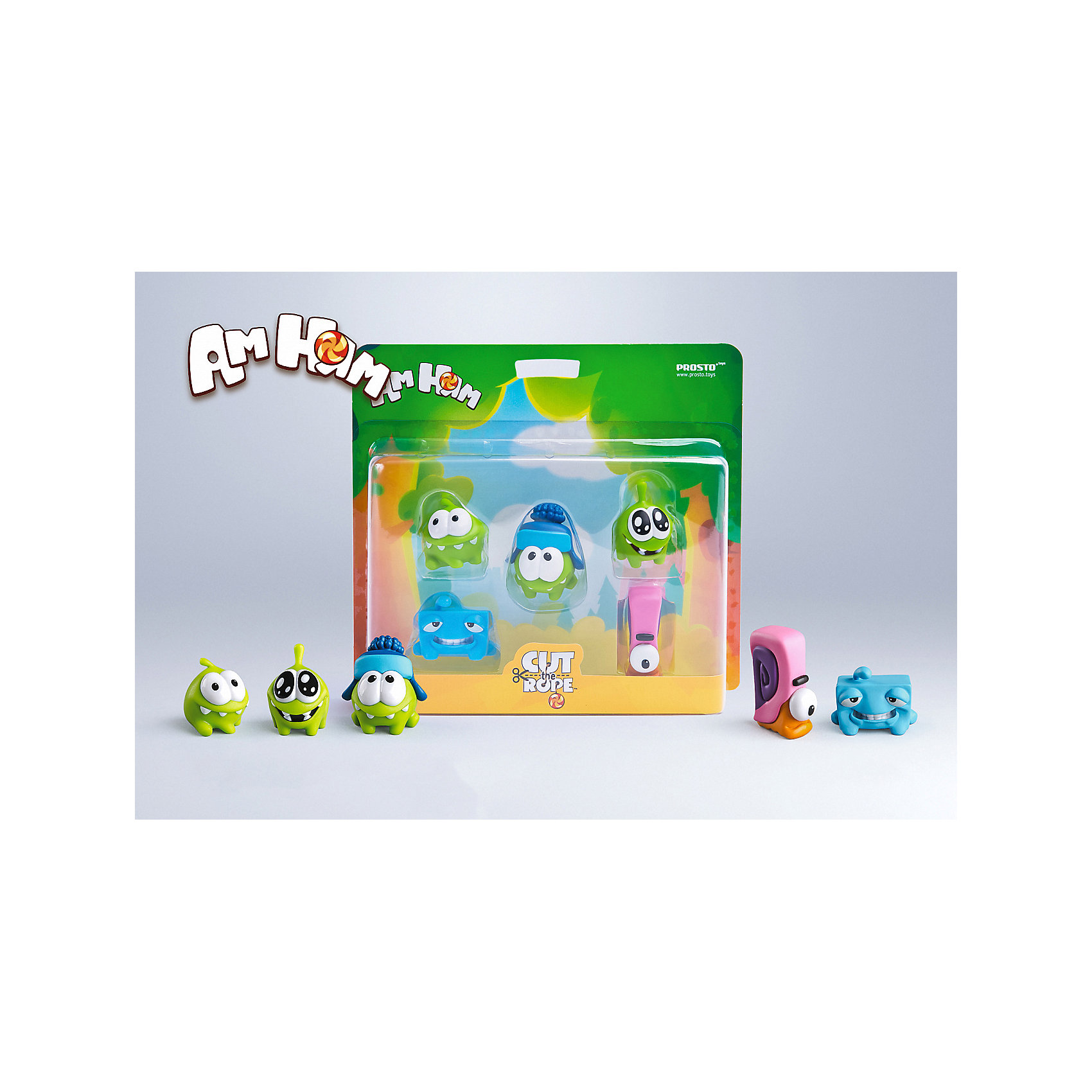 фото Набор фигурок prosto toys cut the rope, 5 шт, 4 см