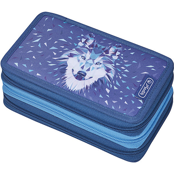 

Пенал Herlitz Wolf, 31 предмет, 3 отделения, Синий, Пенал Herlitz Wolf, 31 предмет, 3 отделения