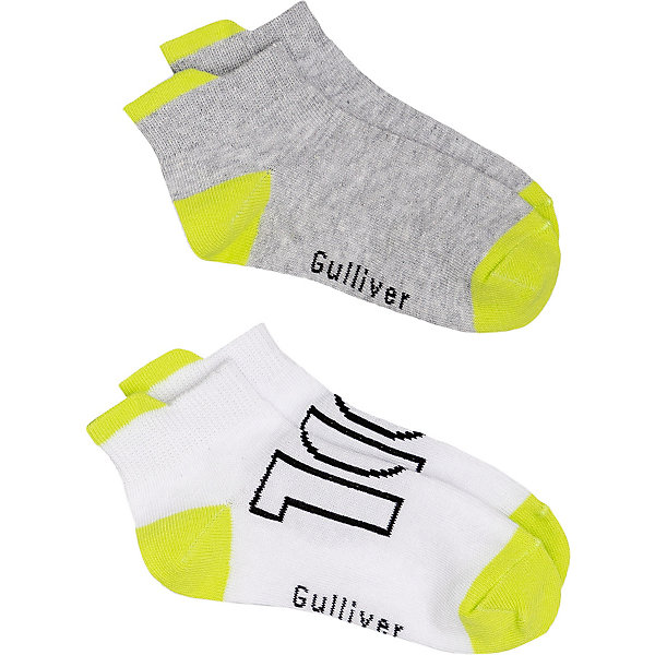 

Укороченные носки Gulliver, 2 пары, Серый, Укороченные носки Gulliver, 2 пары
