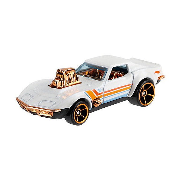 фото Премиальная машинка hot wheels "перламутр и хром" 68 corvette - gas monkey garage mattel