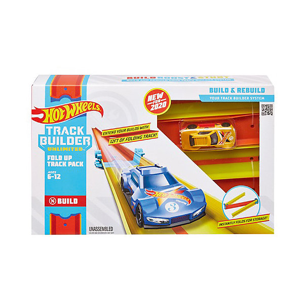 

Конструктор трасс Hot Wheels "Крутой поворот" Складной трек, Разноцветный, Конструктор трасс Hot Wheels "Крутой поворот" Складной трек