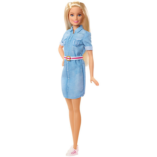

Кукла Barbie "Путешествия" В джинсовом платье, Разноцветный, Кукла Barbie "Путешествия" В джинсовом платье