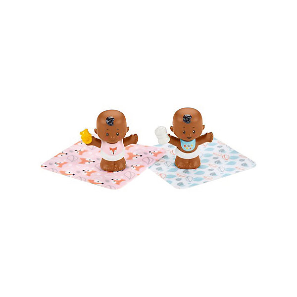 

Игровой набор Fisher-Price Little People "Спящие малыши" Близнецы-негритята, Разноцветный, Игровой набор Fisher-Price Little People "Спящие малыши" Близнецы-негритята