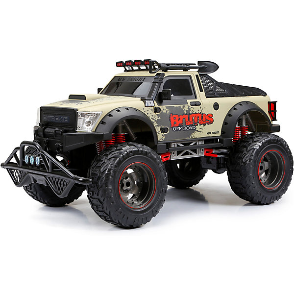 

Машинка New Bright 1:8 РУ Brutus Truck бежевая, Бежевый, Машинка New Bright 1:8 РУ Brutus Truck бежевая
