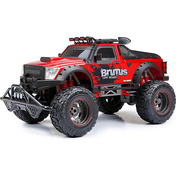 

Машинка New Bright 1:8 РУ Brutus Truck красная, Красный, Машинка New Bright 1:8 РУ Brutus Truck красная