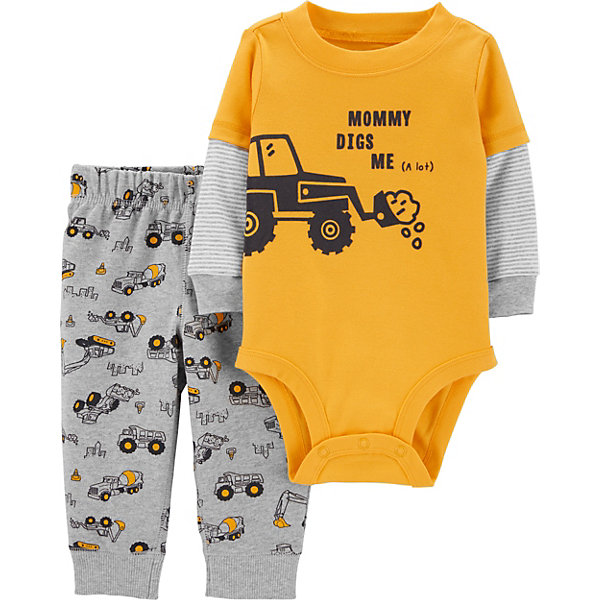 

Комплект Carters: боди и брюки, Разноцветный, Комплект Carters: боди и брюки