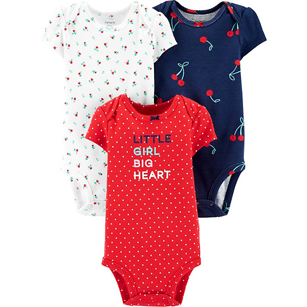 

Боди Carters, 3 шт, Разноцветный, Боди Carters, 3 шт