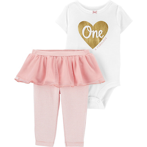 

Комплект Carters: боди и леггинсы, Белый, Комплект Carters: боди и леггинсы