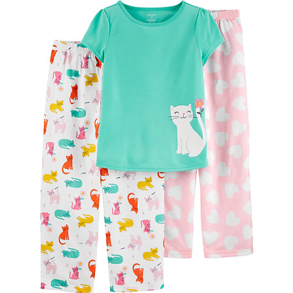 

Комплект Carters: футболка и брюки 2 шт, Разноцветный, Комплект Carters: футболка и брюки 2 шт