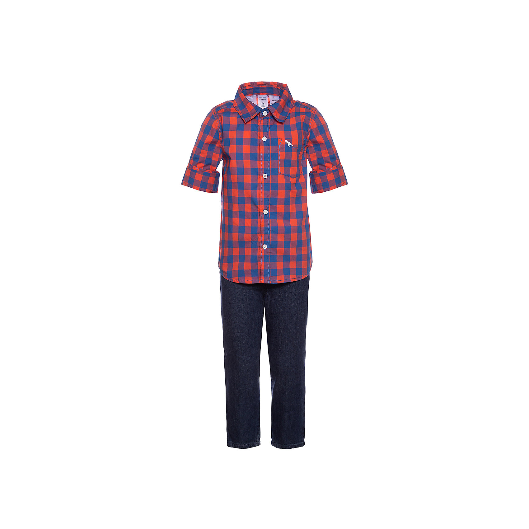 Комплект Carters: рубашка и джинсы Carter`s 14213957