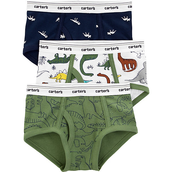

Трусы Carters, 3 шт, Разноцветный, Трусы Carters, 3 шт