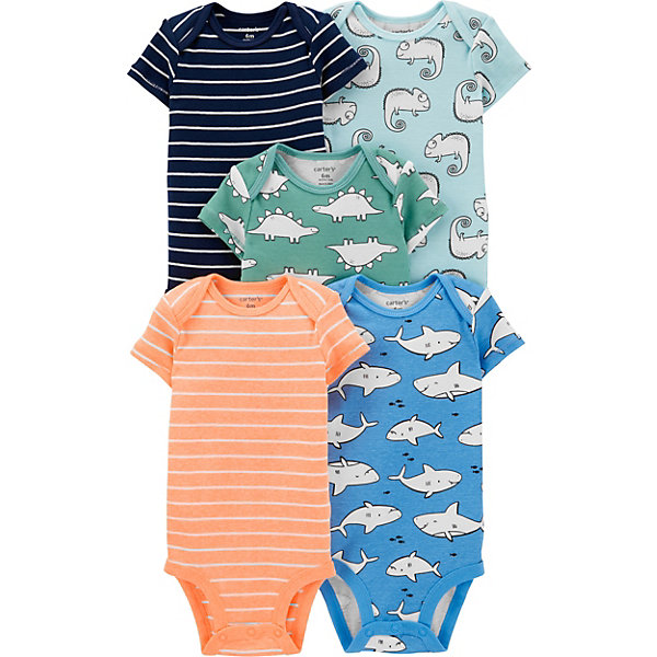 

Боди Carters, 5 шт, Разноцветный, Боди Carters, 5 шт