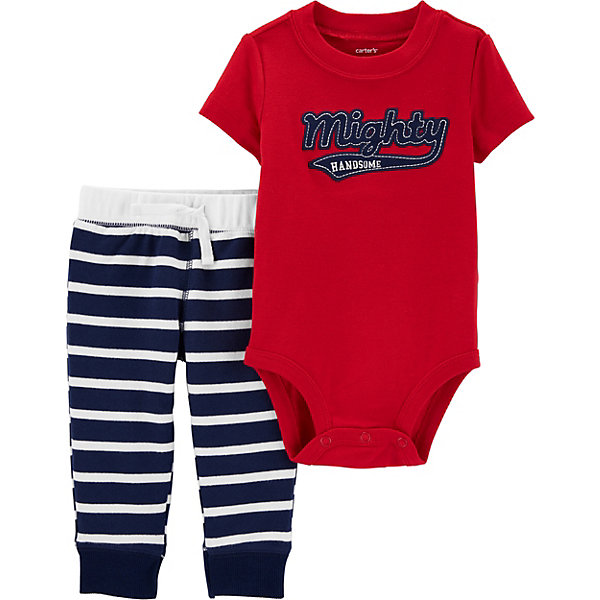 

Комплект Carters: боди и брюки, Разноцветный, Комплект Carters: боди и брюки