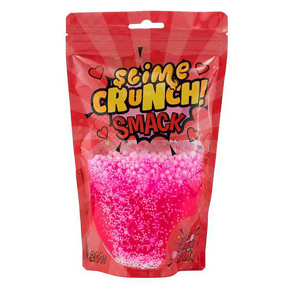 

Слайм Slime Crunch Smack с ароматом земляники, Разноцветный, Слайм Slime Crunch Smack с ароматом земляники