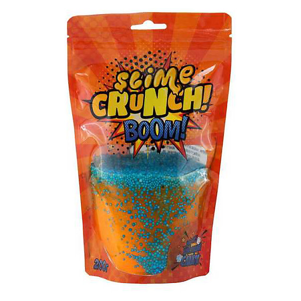 

Слайм Slime Crunch Boom с ароматом апельсина, Разноцветный, Слайм Slime Crunch Boom с ароматом апельсина