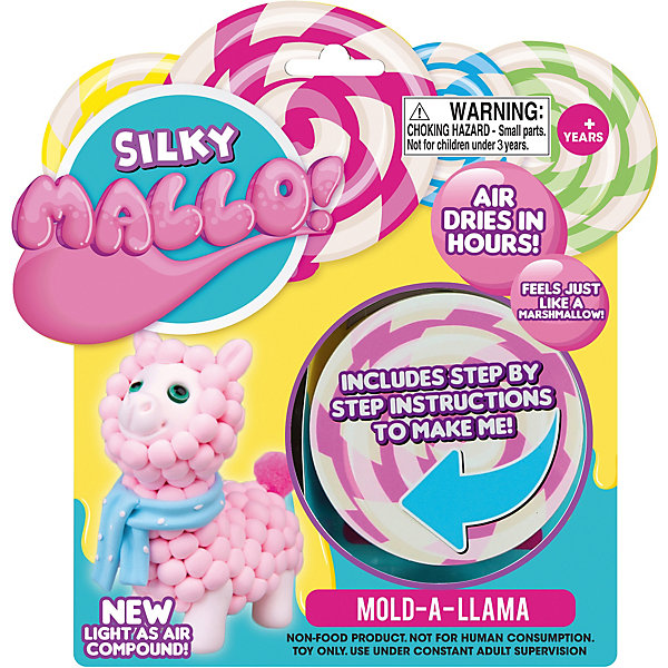 

Набор для лепки Mallo Silky Слепи Ламу, Разноцветный, Набор для лепки Mallo Silky Слепи Ламу