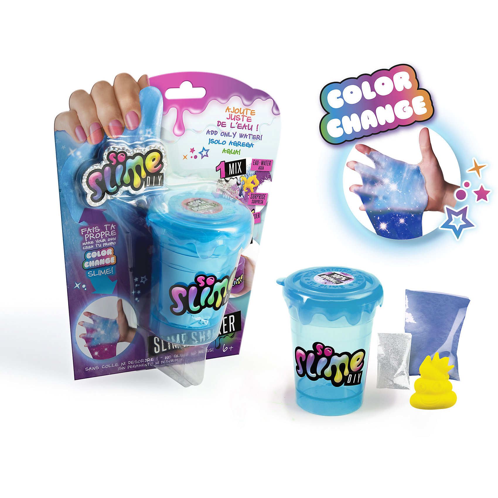 фото Набор для изготовления слайма canal toys so slime diy, голубой