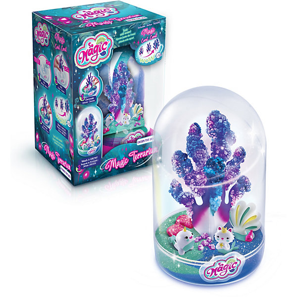 Набор для выращивания кристаллов Canal toys So magic diy "Волшебный террариум", фиолетовый JOHN 14292147