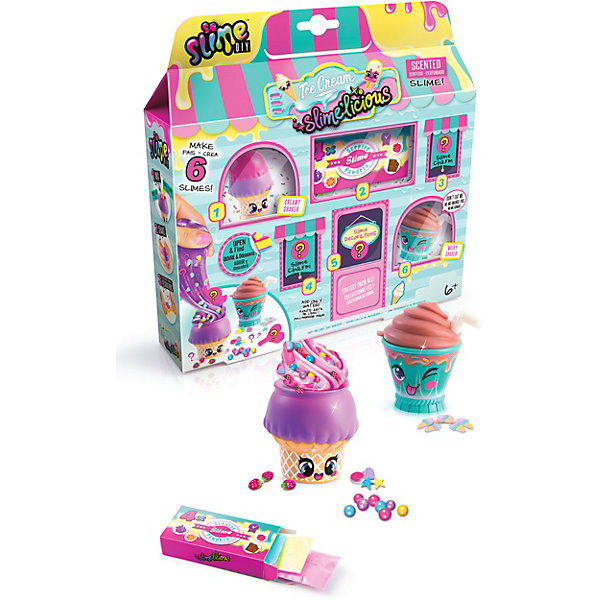 

Набор для изготовления слайма Canal toys So slime diy "Слаймшоп", Мороженное, Синий, Набор для изготовления слайма Canal toys So slime diy "Слаймшоп", Мороженное