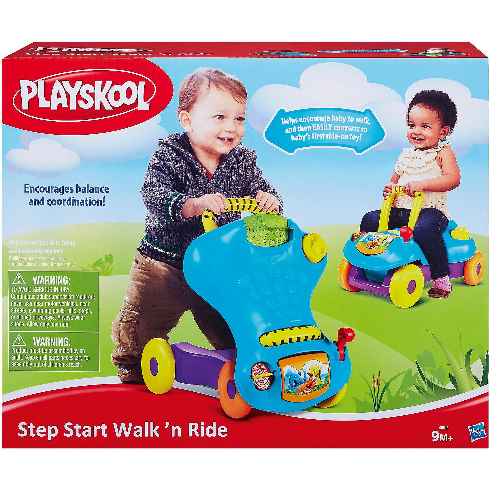 фото Ходунок-каталка 2 в 1 PLAYSKOOL, синий Hasbro