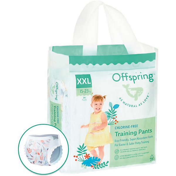 

Трусики-подгузники Offspring Риф 15-23 кг., 24 шт, Atlantikblau, Трусики-подгузники Offspring Риф 15-23 кг., 24 шт.