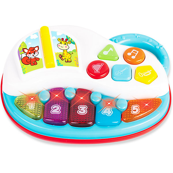 

Музыкальная игрушка Жирафики "Пианино, Разноцветный, Музыкальная игрушка Жирафики "Пианино"