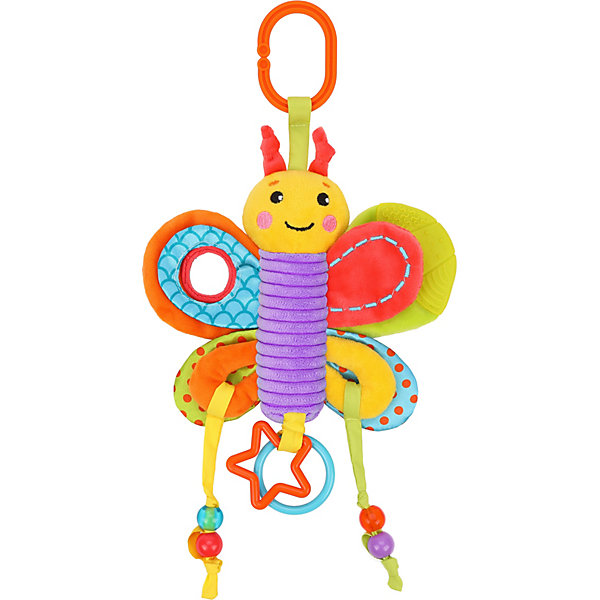 фото Игрушка-подвеска жирафики "бабочка", с прорезывателем