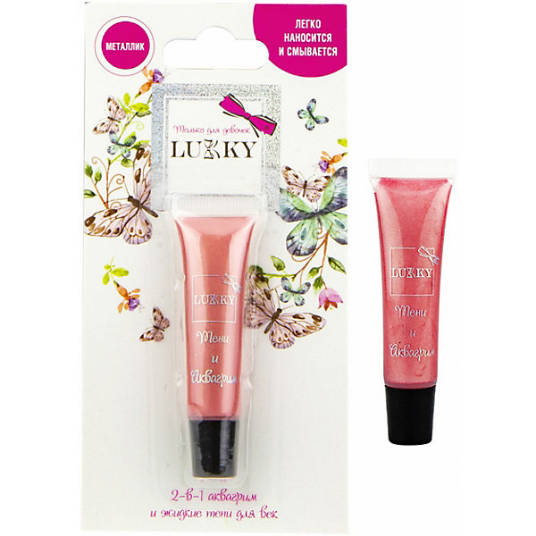 

Аквагрим и жидкие тени Lukky 2в1, Pink, Аквагрим и жидкие тени Lukky 2в1