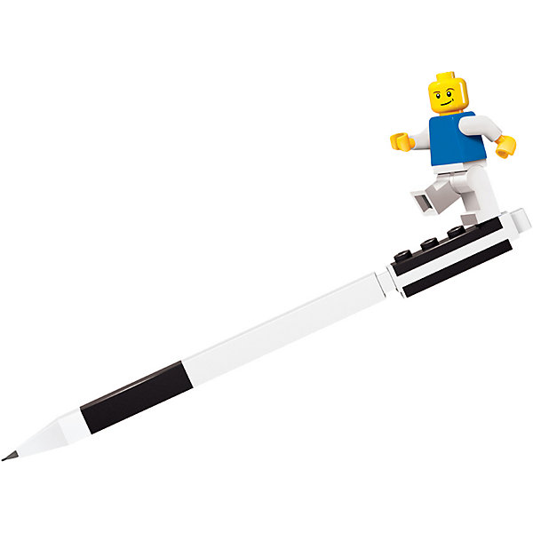 

Карандаш механический с мини-фигуркой LEGO Classic, Черный/белый, Карандаш механический с мини-фигуркой LEGO Classic