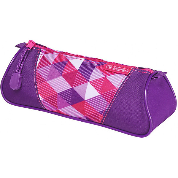 

Пенал-косметичка Herlitz Triangular Pink Cubes, Сиреневый, Пенал-косметичка Herlitz Triangular Pink Cubes