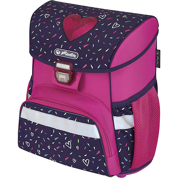 

Ранец Herlitz Loop Tropical Heart, без наполнения, Лиловый, Ранец Herlitz Loop Tropical Heart, без наполнения