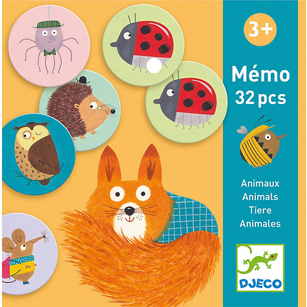 

Развивающая игра Djeco Мемо Животные