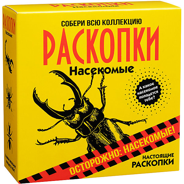 

Набор Настоящие раскопки "Насекомые, Разноцветный, Набор Настоящие раскопки "Насекомые"