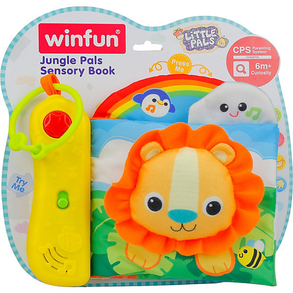 

Сенсорная книжка WinFun Друзья джунглей