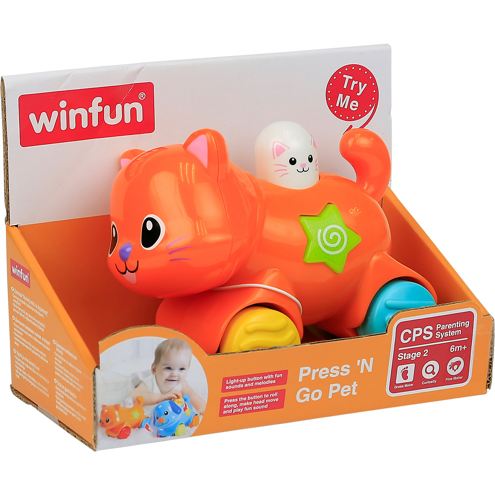 фото Музыкальная игрушка winfun котёнок