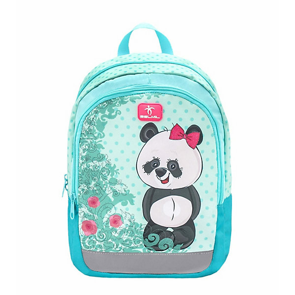 

Рюкзак Belmil Kiddy Пандочка, Бирюзовый, Рюкзак Belmil Kiddy Пандочка