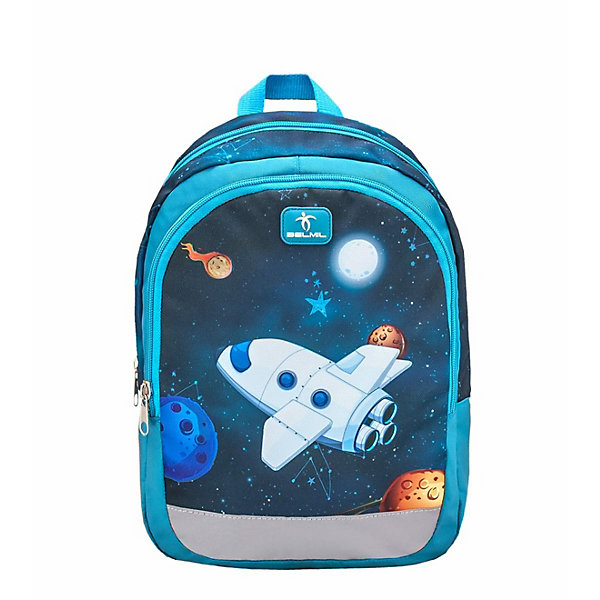

Рюкзак Belmil Kiddy Космос, Голубой/зеленый, Рюкзак Belmil Kiddy Космос